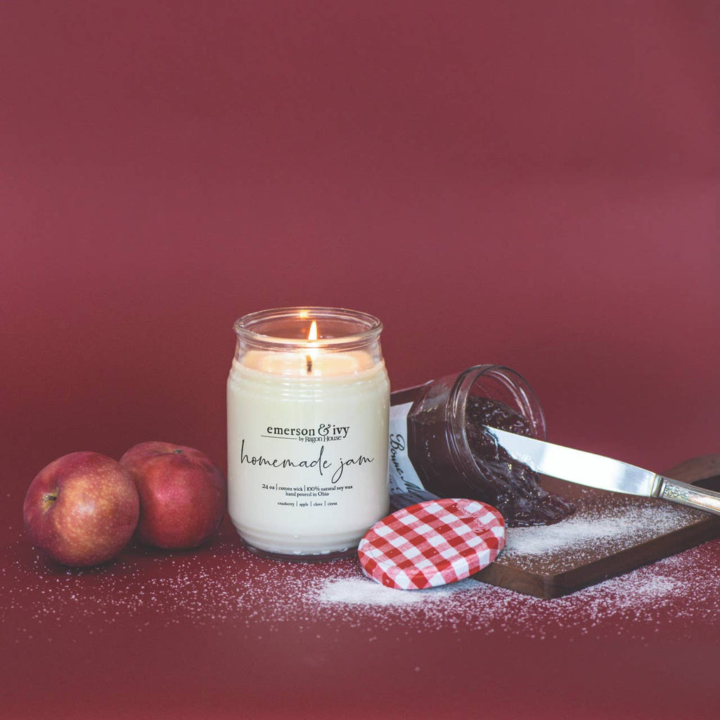 24oz HOMEMADE JAM SOY CANDLE