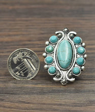 Load image into Gallery viewer, So Long Bad Luck Turquoise Adjustable Ring
