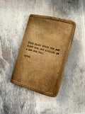 His Plan - Leather Passport Cover