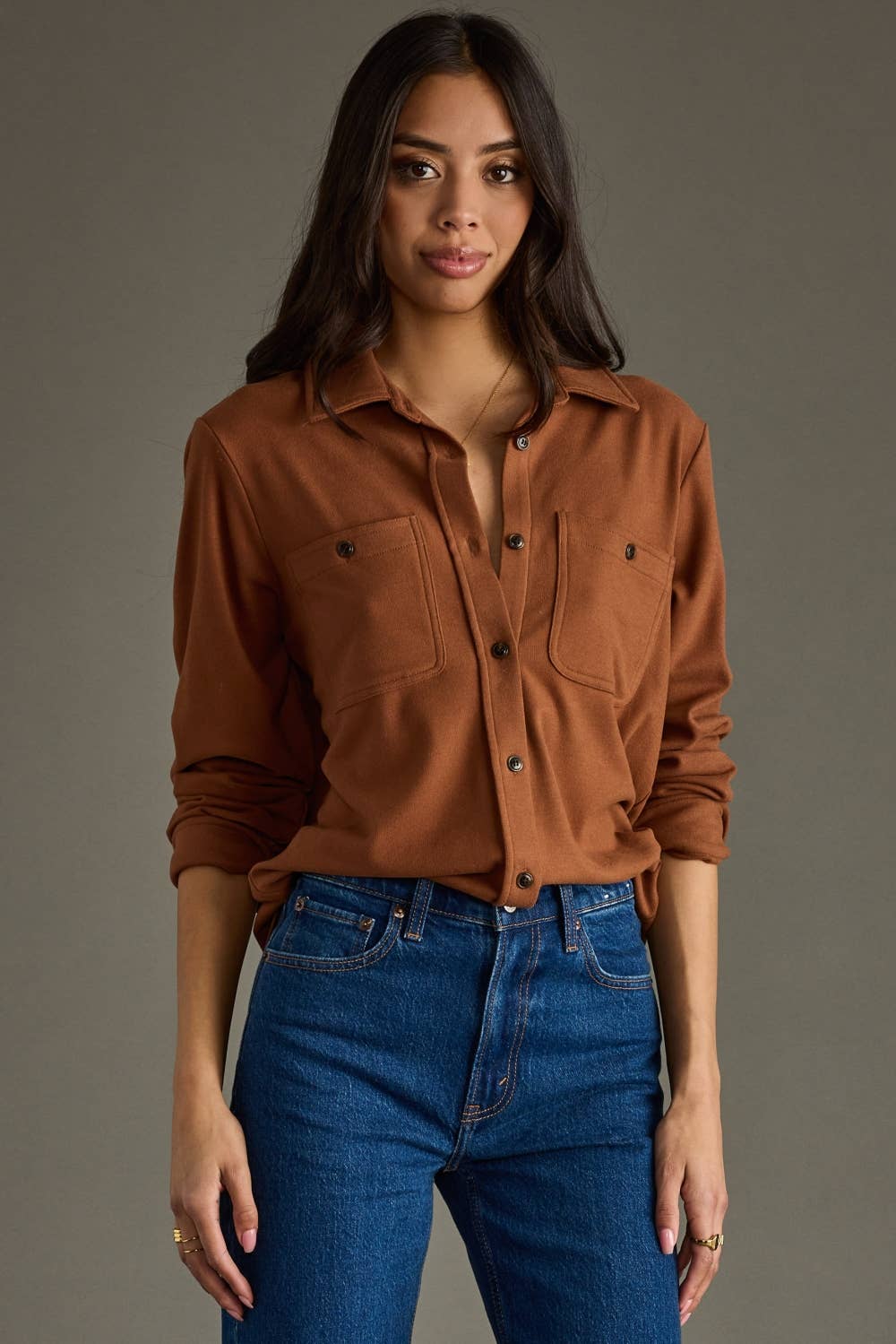 Lookin Right Soft Button Up
