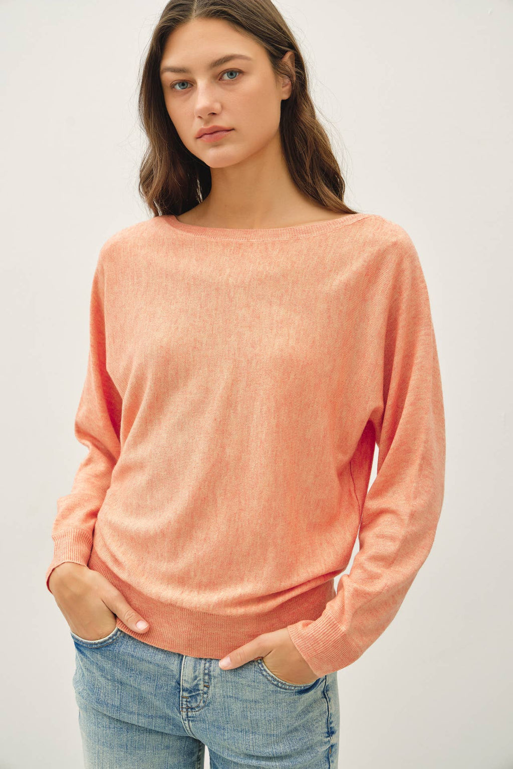 Grace- Boat Neck Fine Sweater