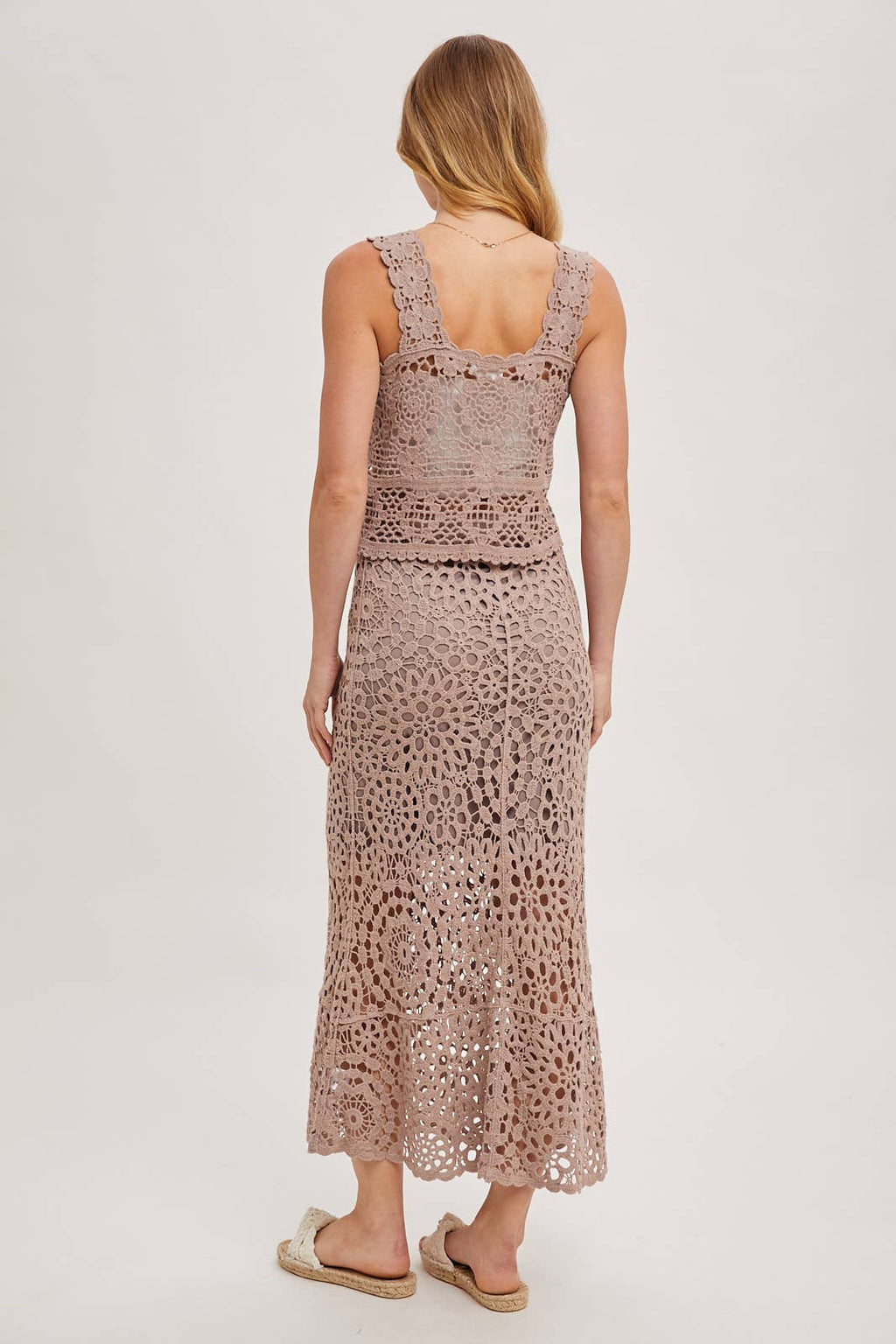 Bring the Spring Crochet Skirt with Lining