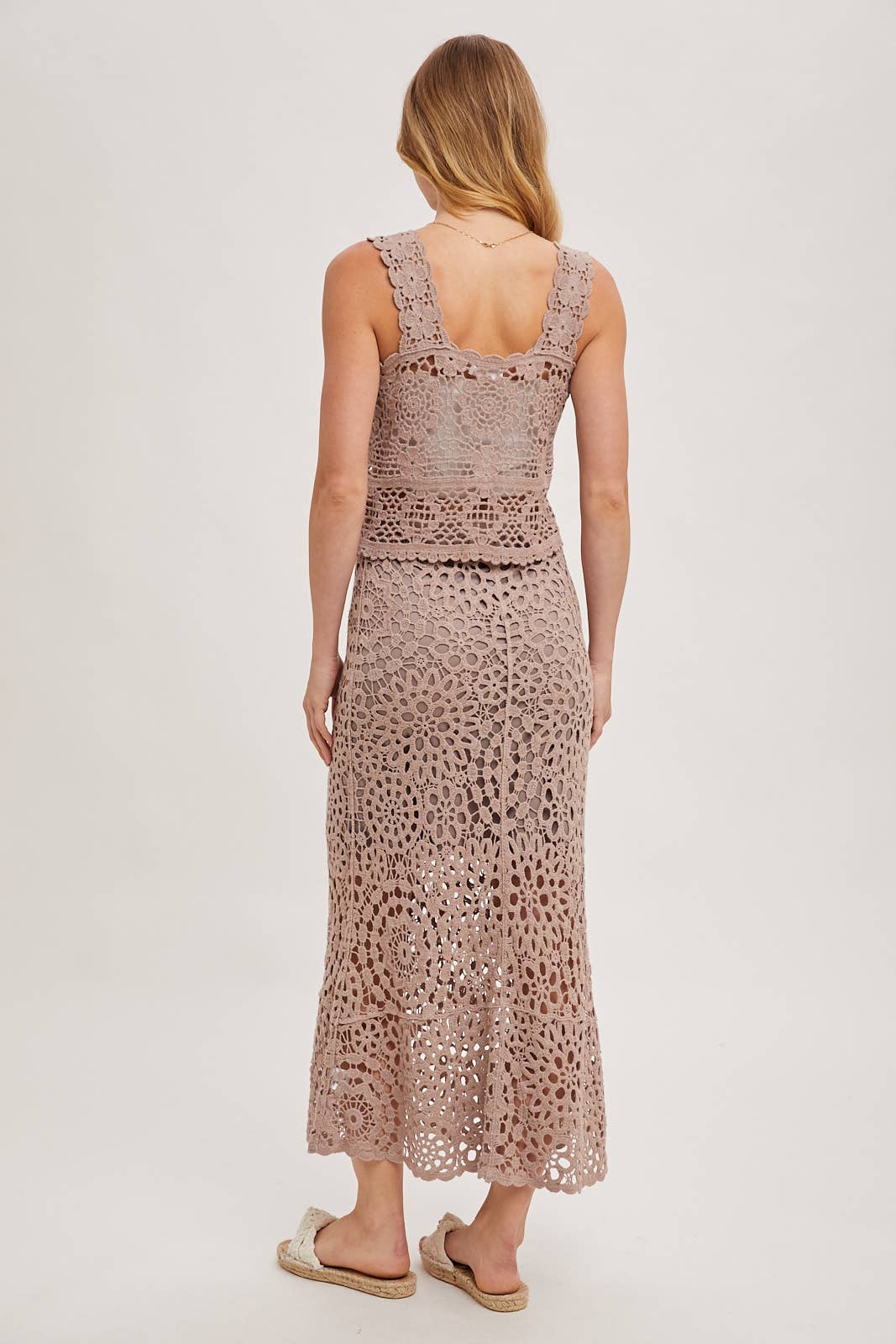 Bring the Spring Crochet Skirt with Lining