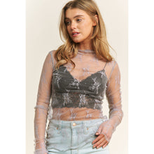 Load image into Gallery viewer, South Side of Heaven Lace Layering Top
