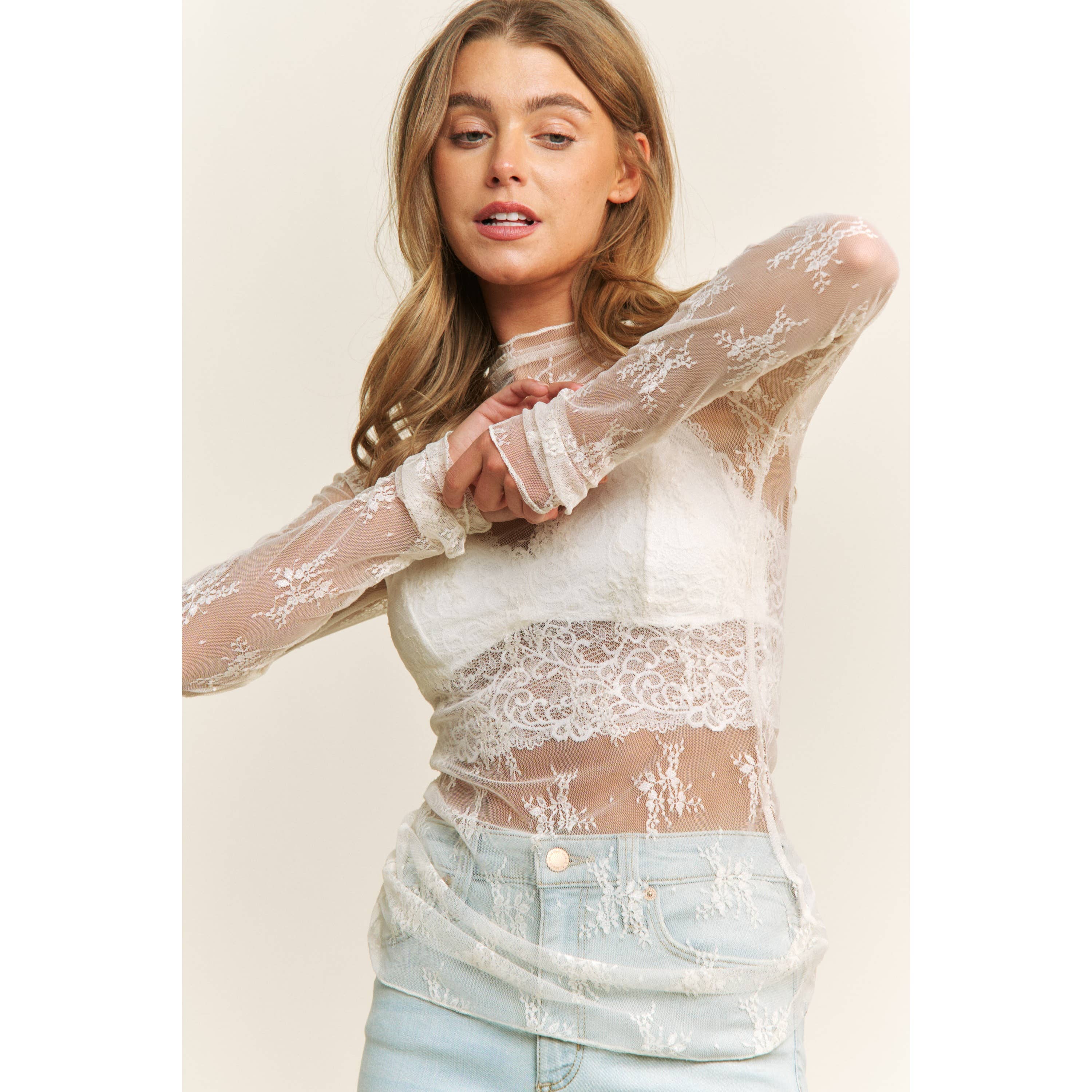 South Side of Heaven Lace Layering Top