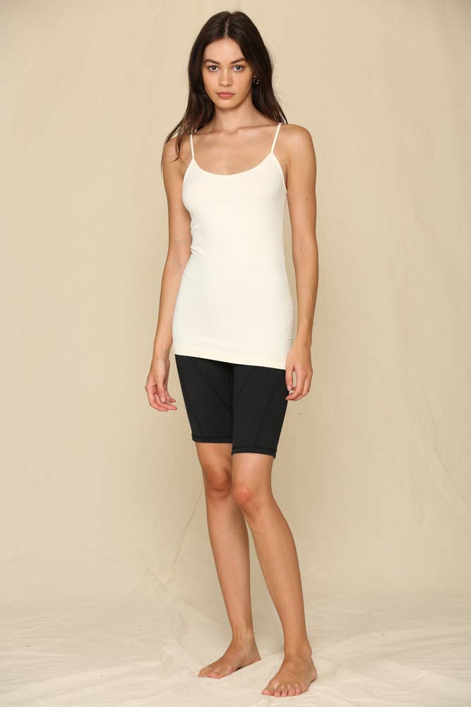 Take Care-Solid Tunic Camisole