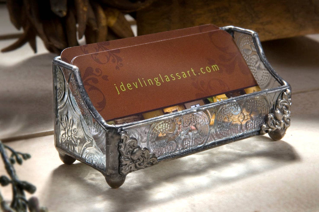 Vintage Glass Cardholder