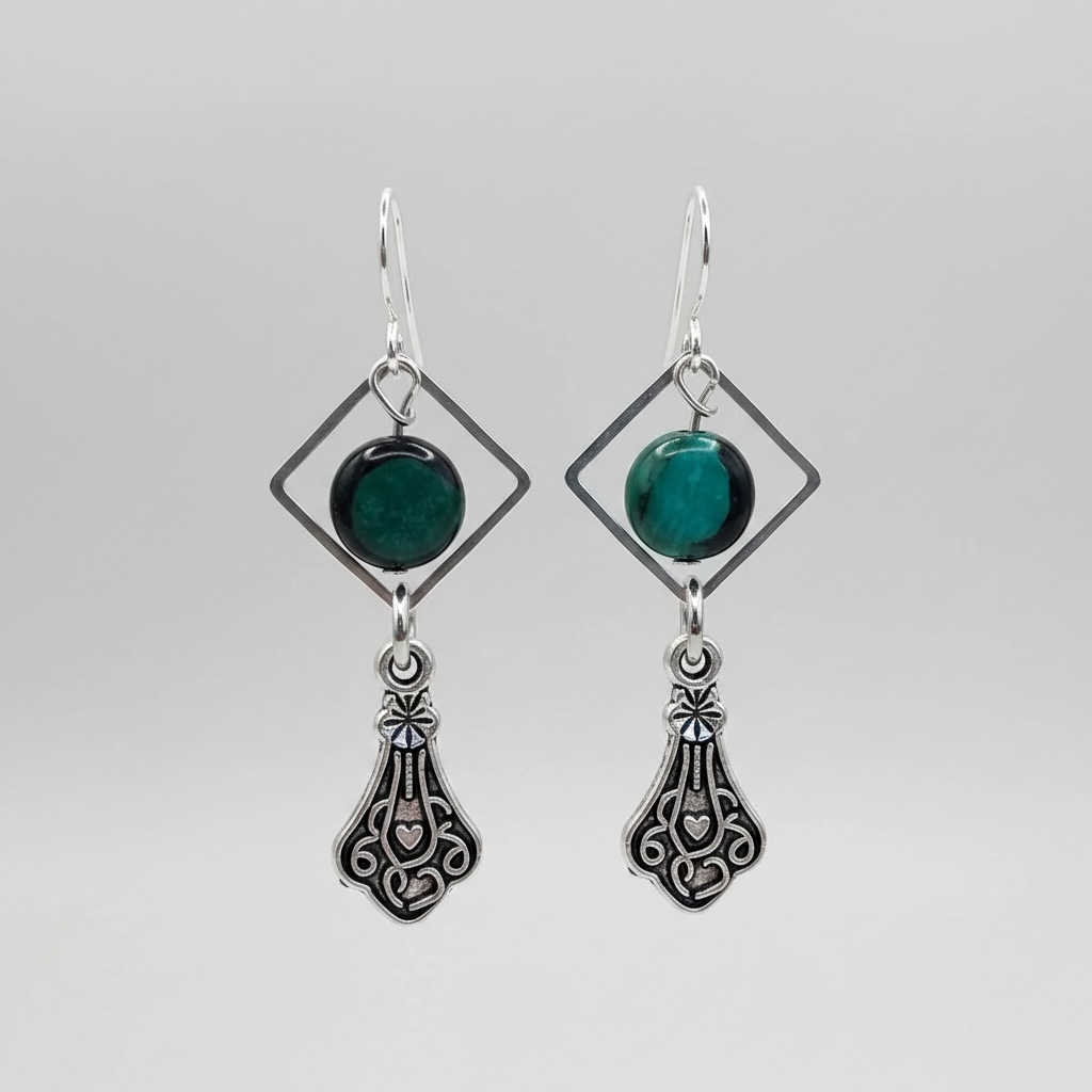 If I Die Young- Vintage Drop Earrings