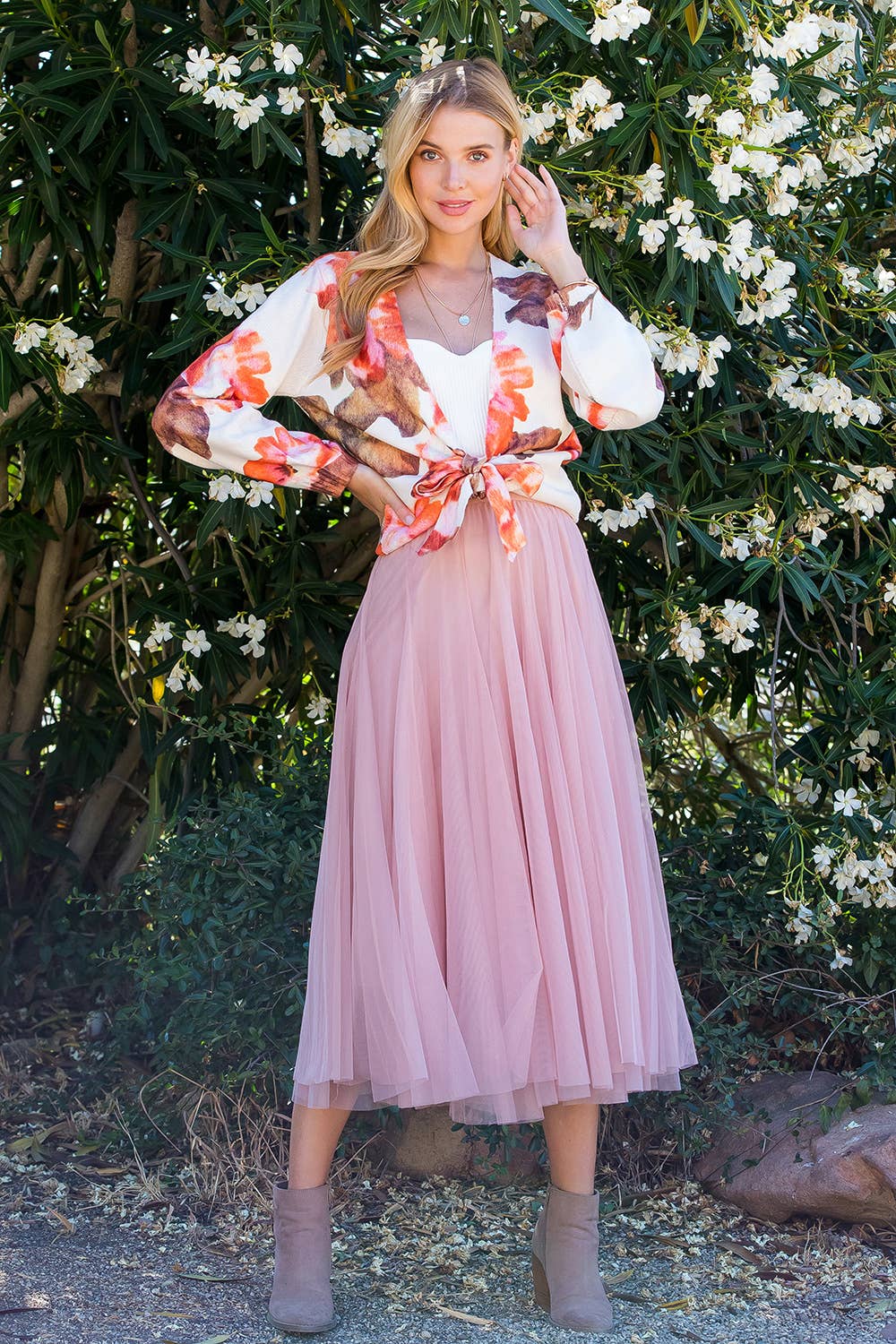 Cider Creek Floral Reversible Sweater