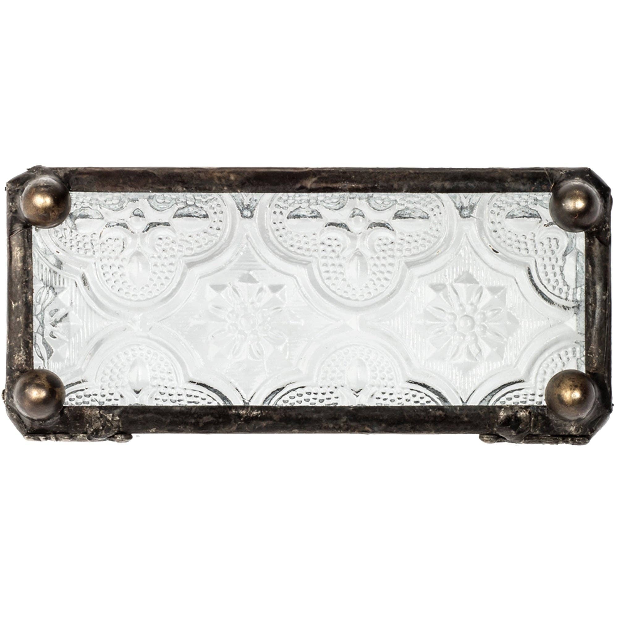 Vintage Glass Cardholder