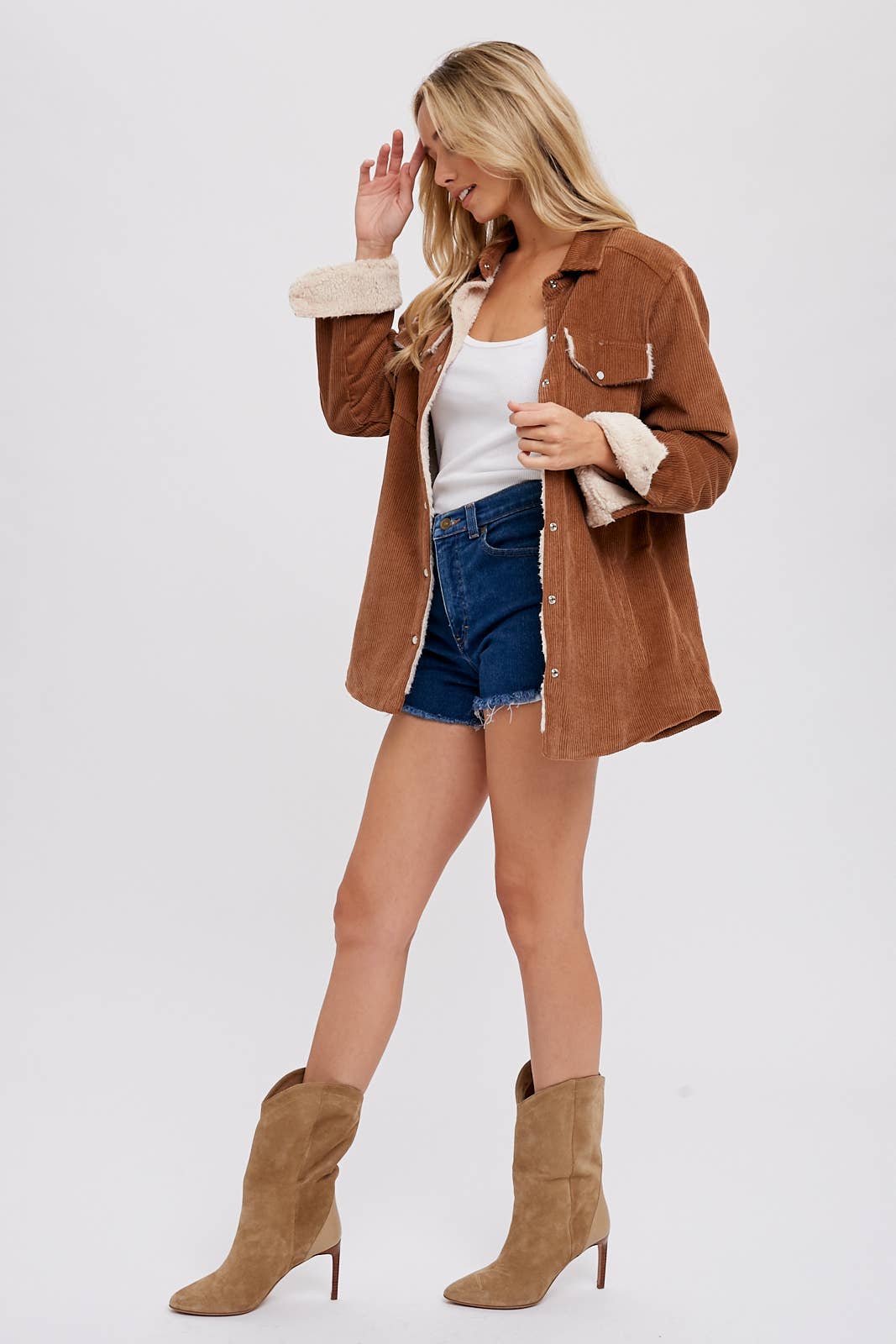 Hawk is Out Sherpa Lined Jacket