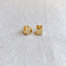 Load image into Gallery viewer, 18k Gold Filled Square Clicker Earrings
