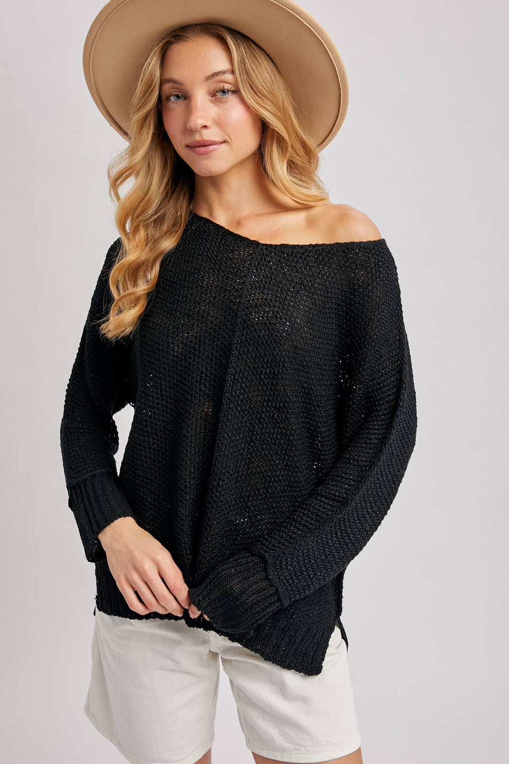 She Won’t Be Lonely Long- Loose Sweater