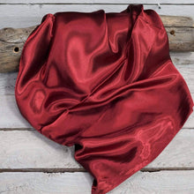 Load image into Gallery viewer, 35X35&quot; Solid Burgundy Wild Rag / Scarf WRS14
