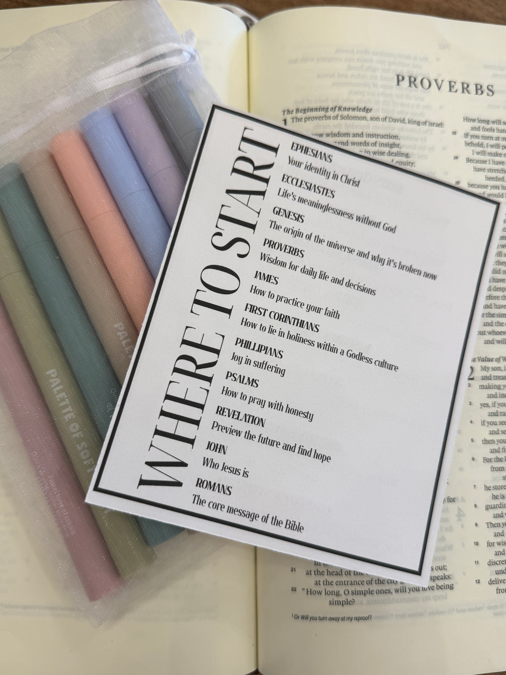 Bible Highlighter Set
