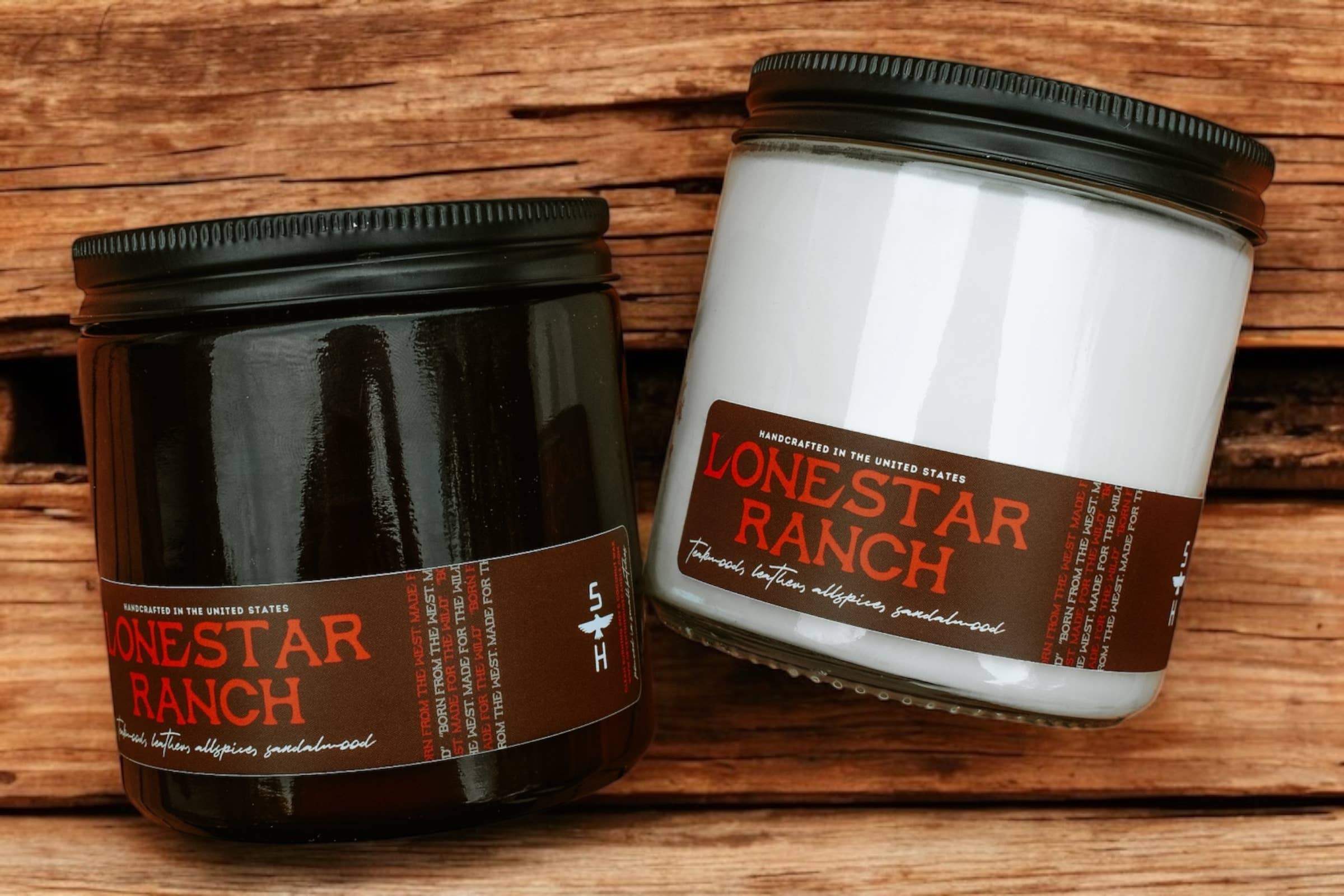 Lonestar Ranch- Sandalwood, Allspice, Leather Candle