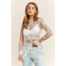 Load image into Gallery viewer, South Side of Heaven Lace Layering Top
