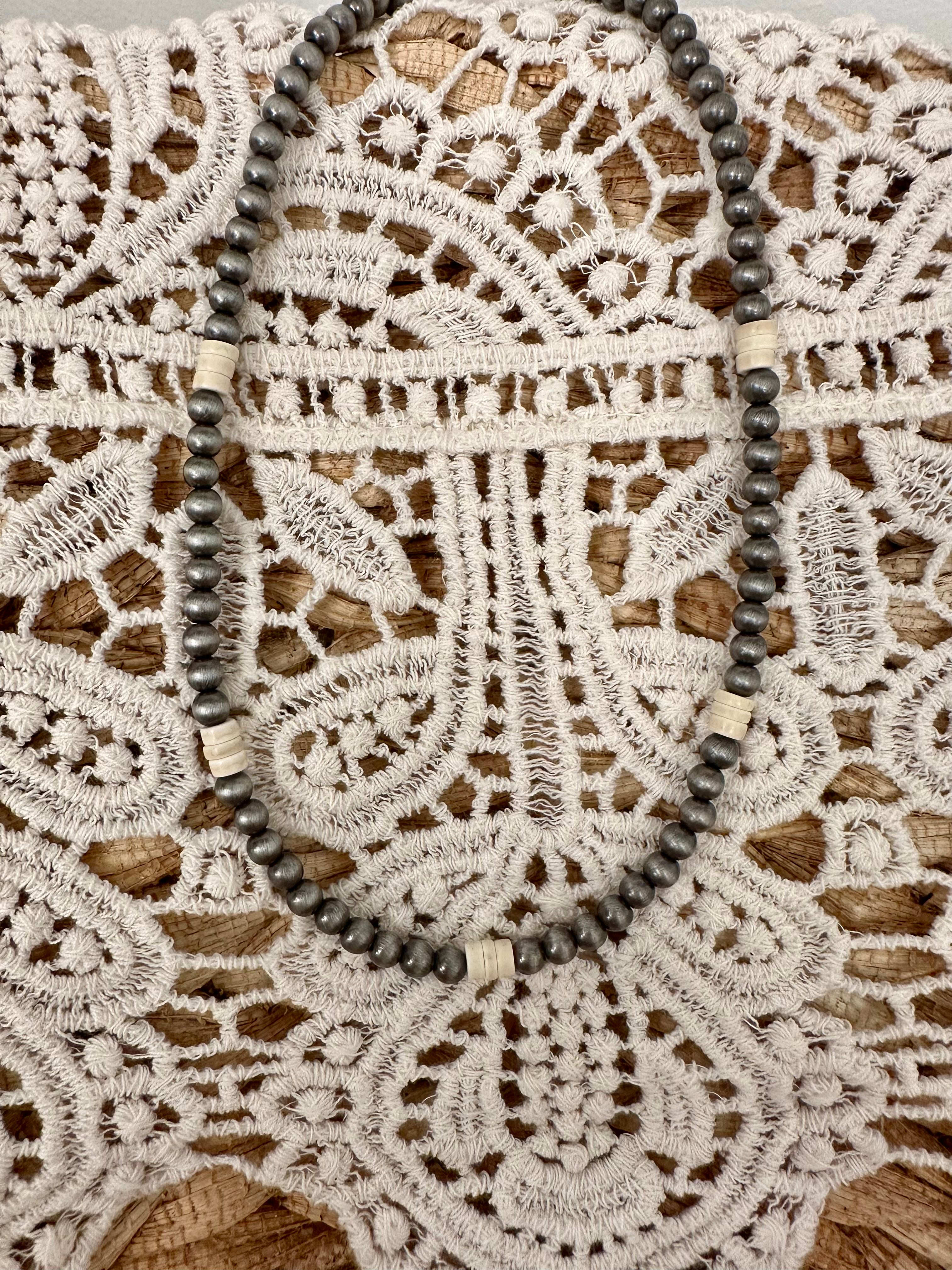 Whirlwind Navajo Bead Necklace