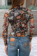 Load image into Gallery viewer, I Need You More Floral Mesh Blouse
