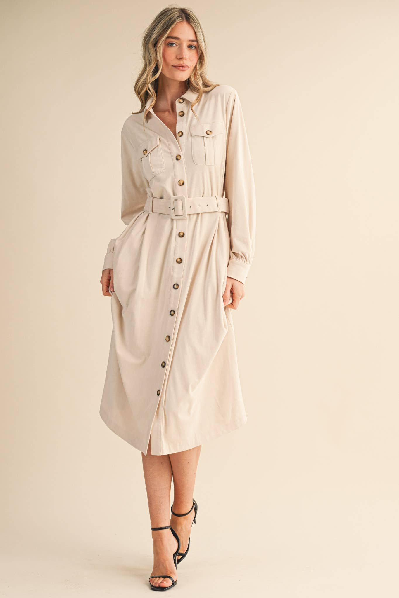 Cottonwood Suede Midi Dress