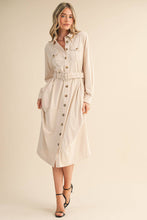 Load image into Gallery viewer, Cottonwood Suede Midi Dress
