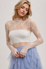 Load image into Gallery viewer, South Side of Heaven Lace Layering Top
