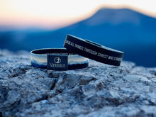 Load image into Gallery viewer, Mountain Horizon / Philippians 4:13 Wristband
