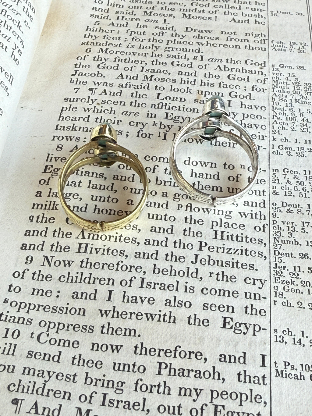 Tanvi Double Amazonite Ring