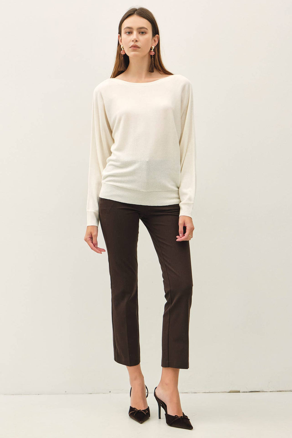 Grace- Boat Neck Fine Sweater