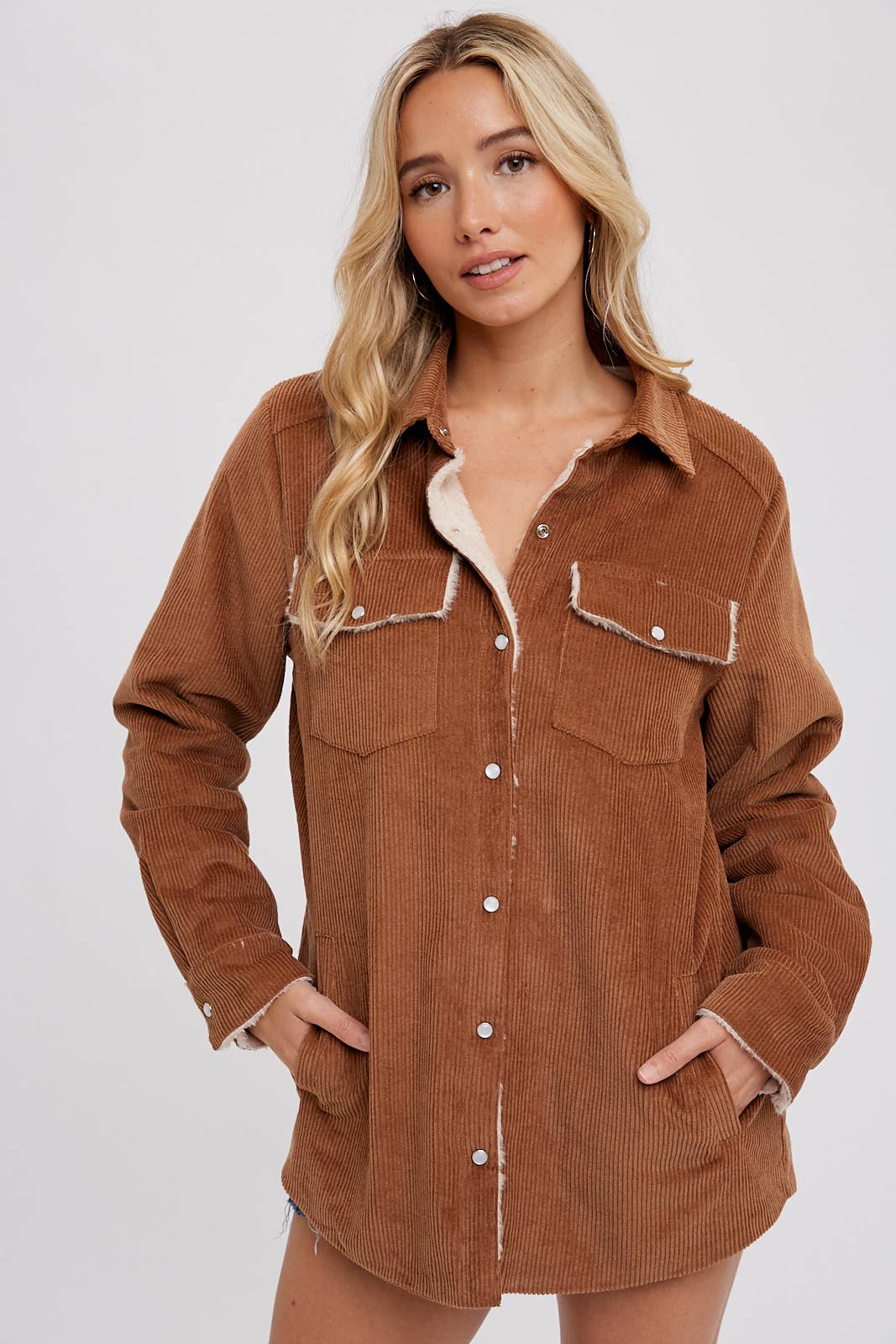 Hawk is Out Sherpa Lined Jacket