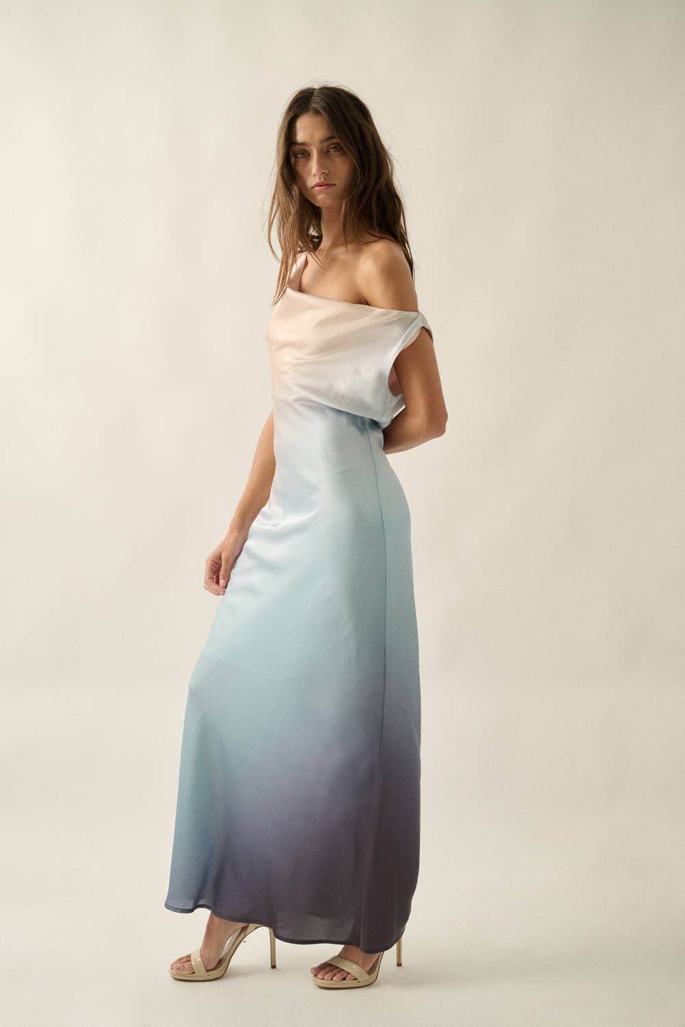 West Virginia Waltz Satin Dress