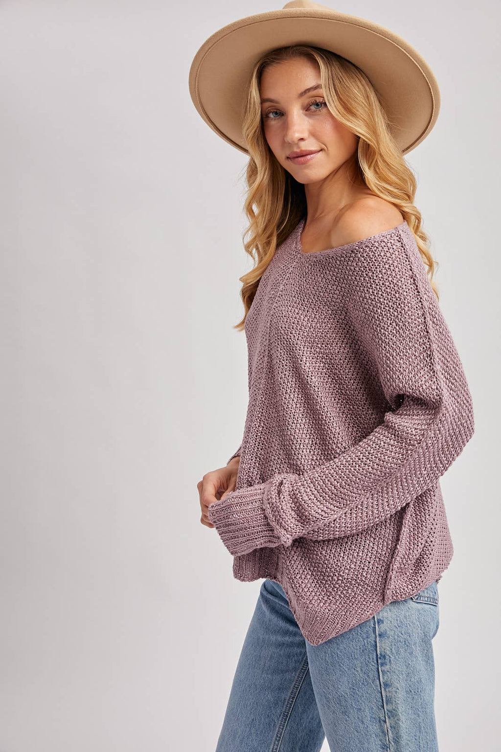 She Won’t Be Lonely Long- Loose Sweater