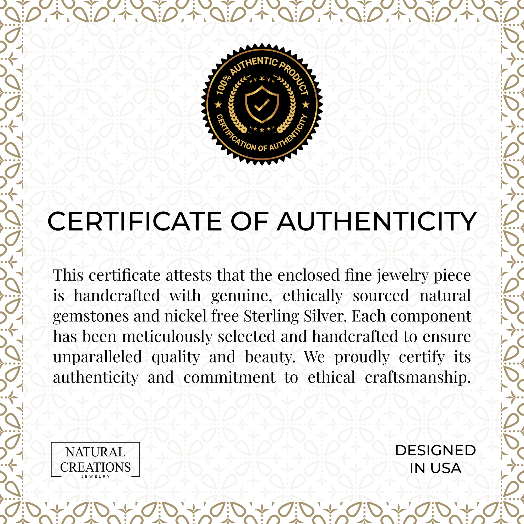 Natural Turquoise Necklace for Women in Sterling Silver