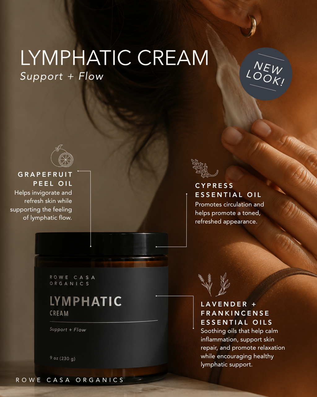 Rowe Casa Lymphatic Cream | Support Where Your Body Needs It Most