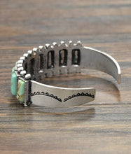 Load image into Gallery viewer, Perseverance Turquoise Cuff Bracelet

