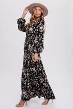 Load image into Gallery viewer, Flowers in the Valley Wrap Maxi Dress
