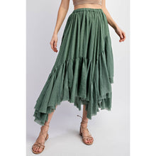 Load image into Gallery viewer, Let ‘Em Talk Asymmetrical Hemline Skirt
