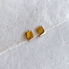 Load image into Gallery viewer, 18k Gold Filled Square Clicker Earrings
