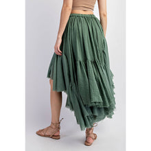 Load image into Gallery viewer, Let ‘Em Talk Asymmetrical Hemline Skirt
