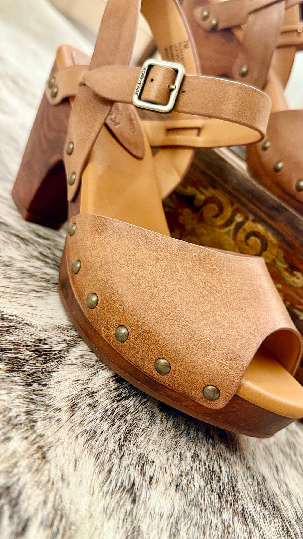 High Country Platform Leather Sandals