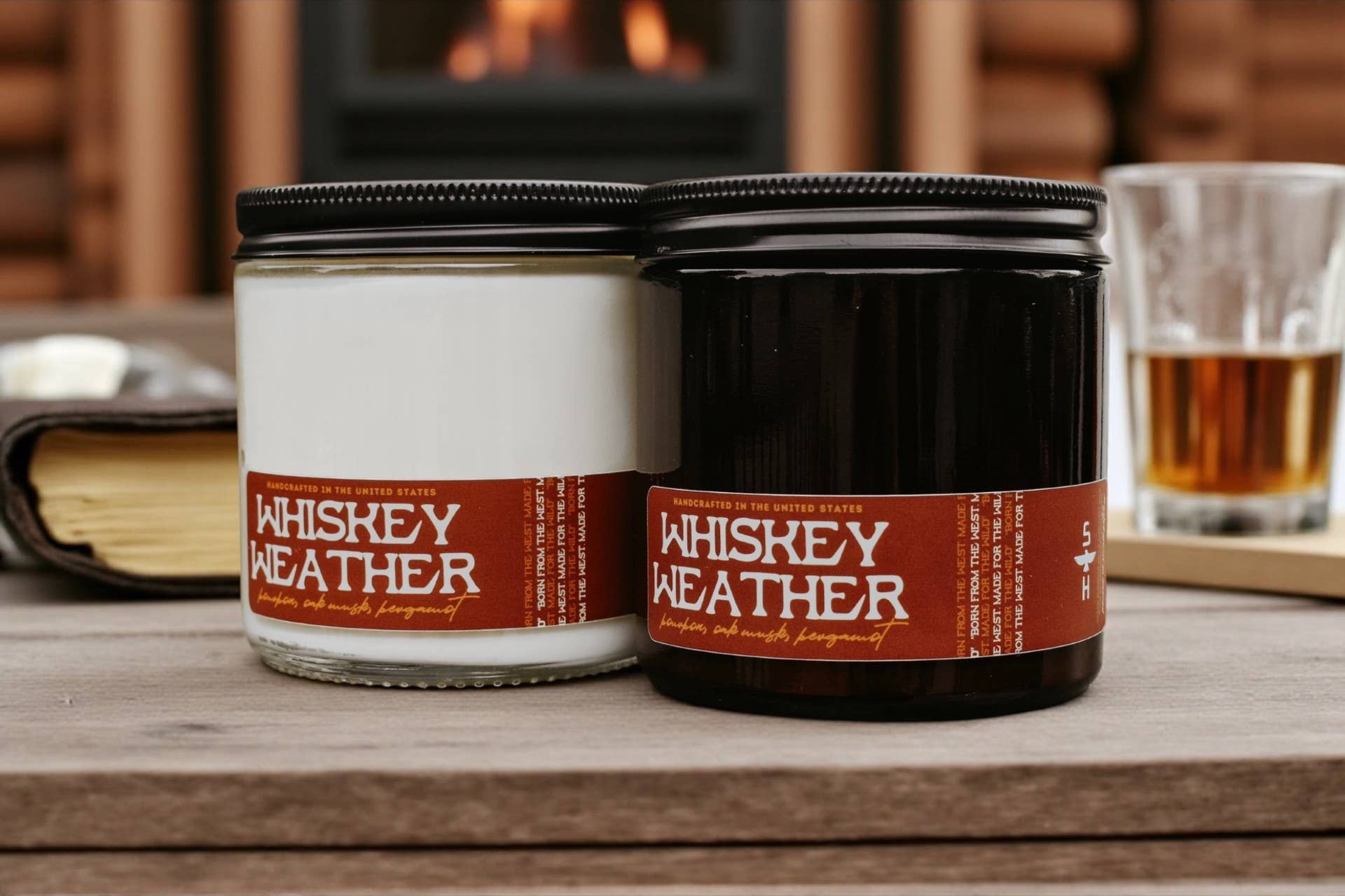 Whiskey Weather- Bourbon & Oak Musk Candle