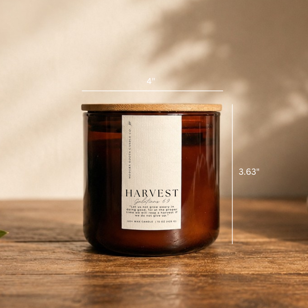 Harvest | Mulled Apple Cider | 15oz Fall Candle