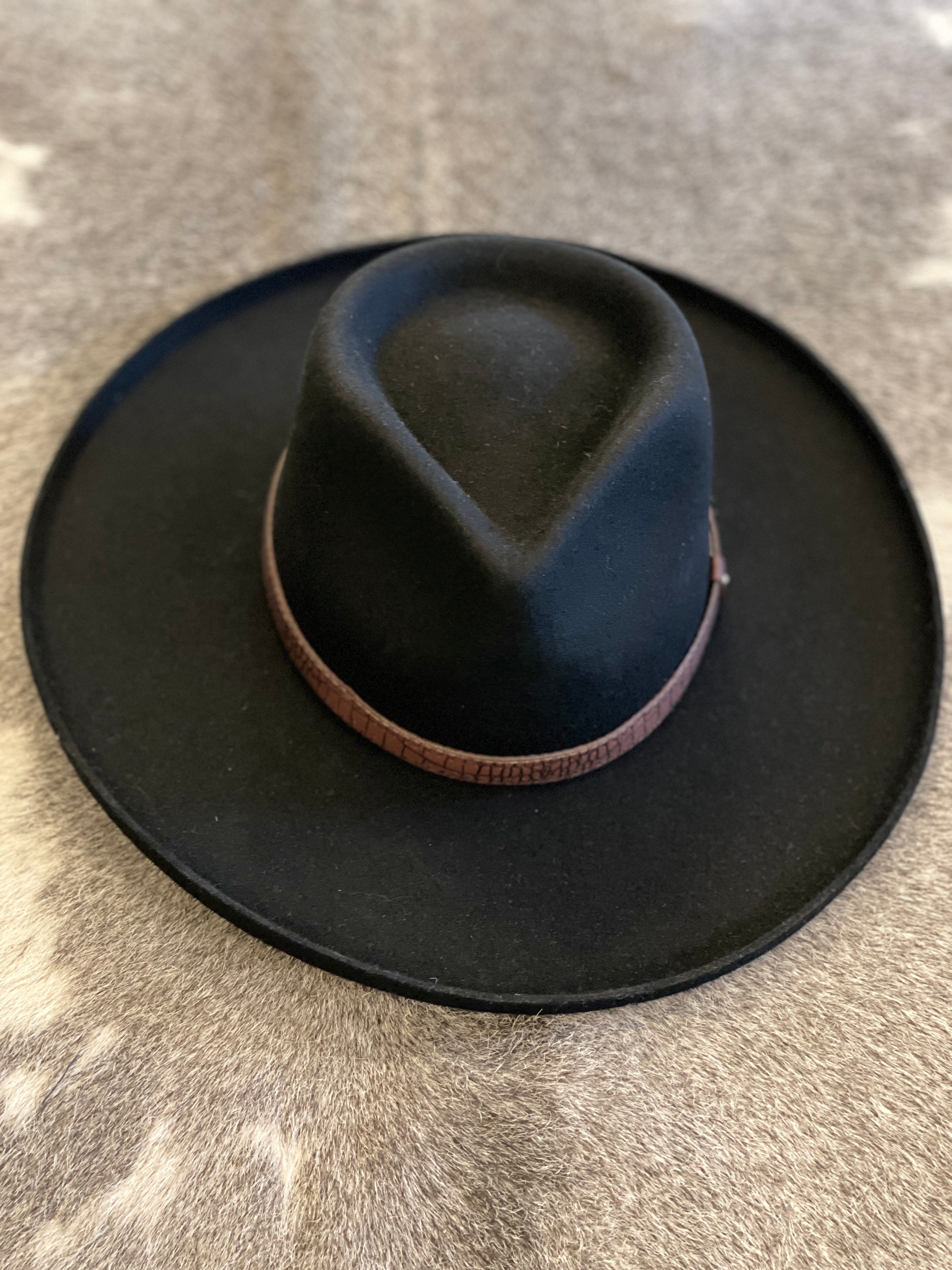 Hudson Pencil Rim Wool Felt Hat