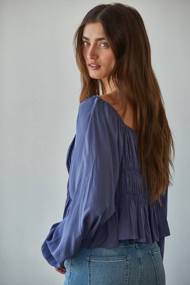 Stargazin’ - Long Sleeve Blouse