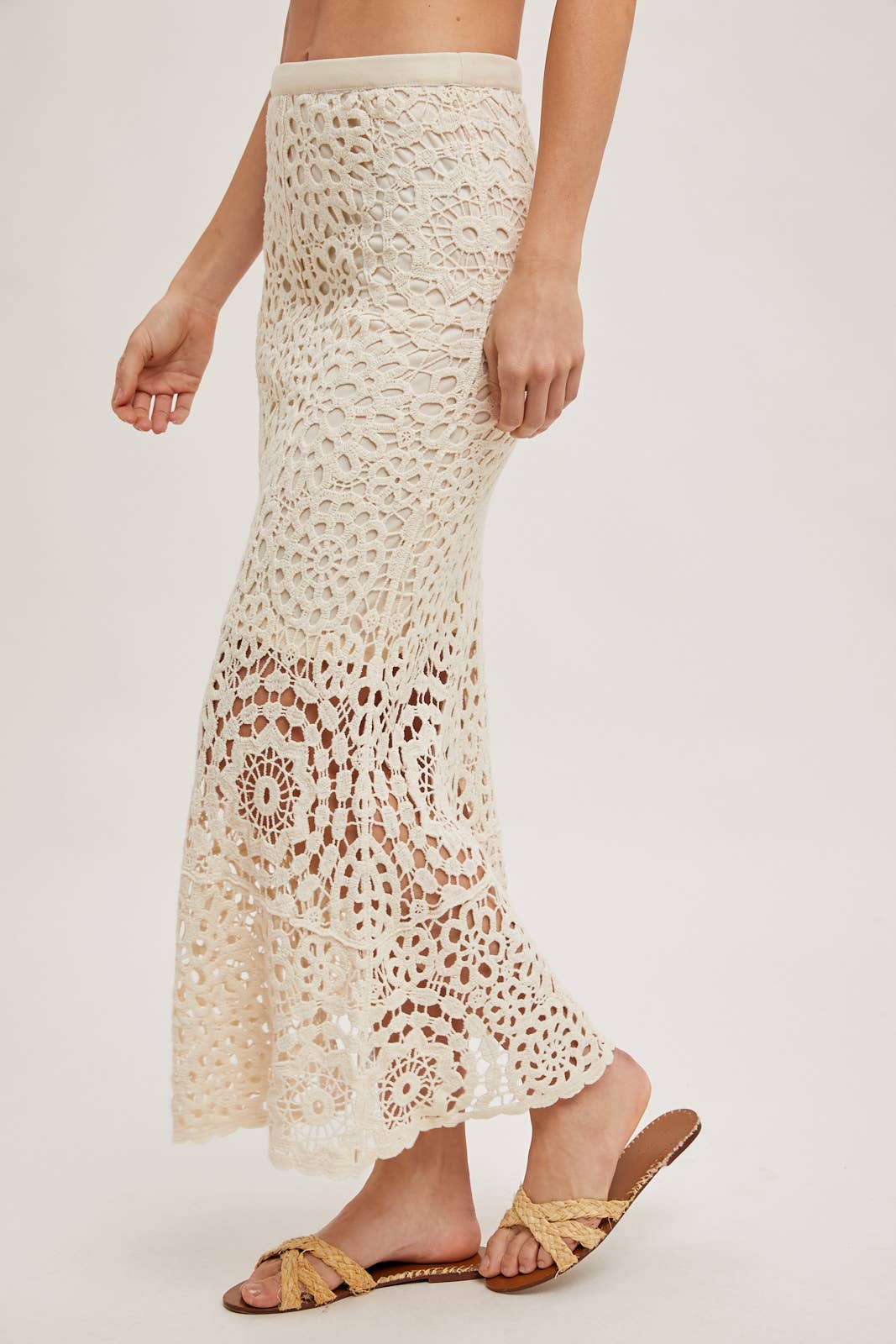 Bring the Spring Crochet Skirt with Lining