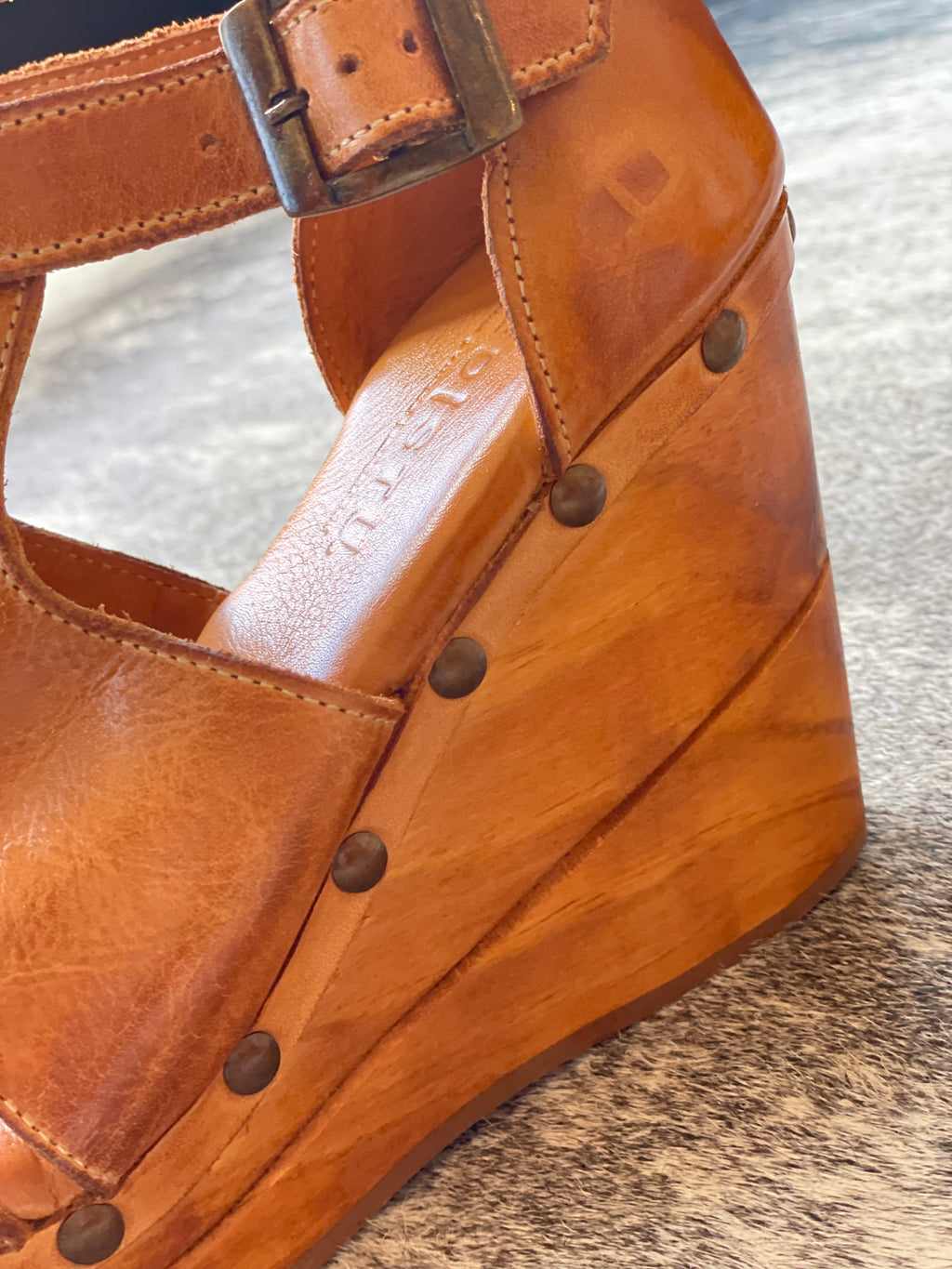 BEDSTU Princess Wedge Sandals