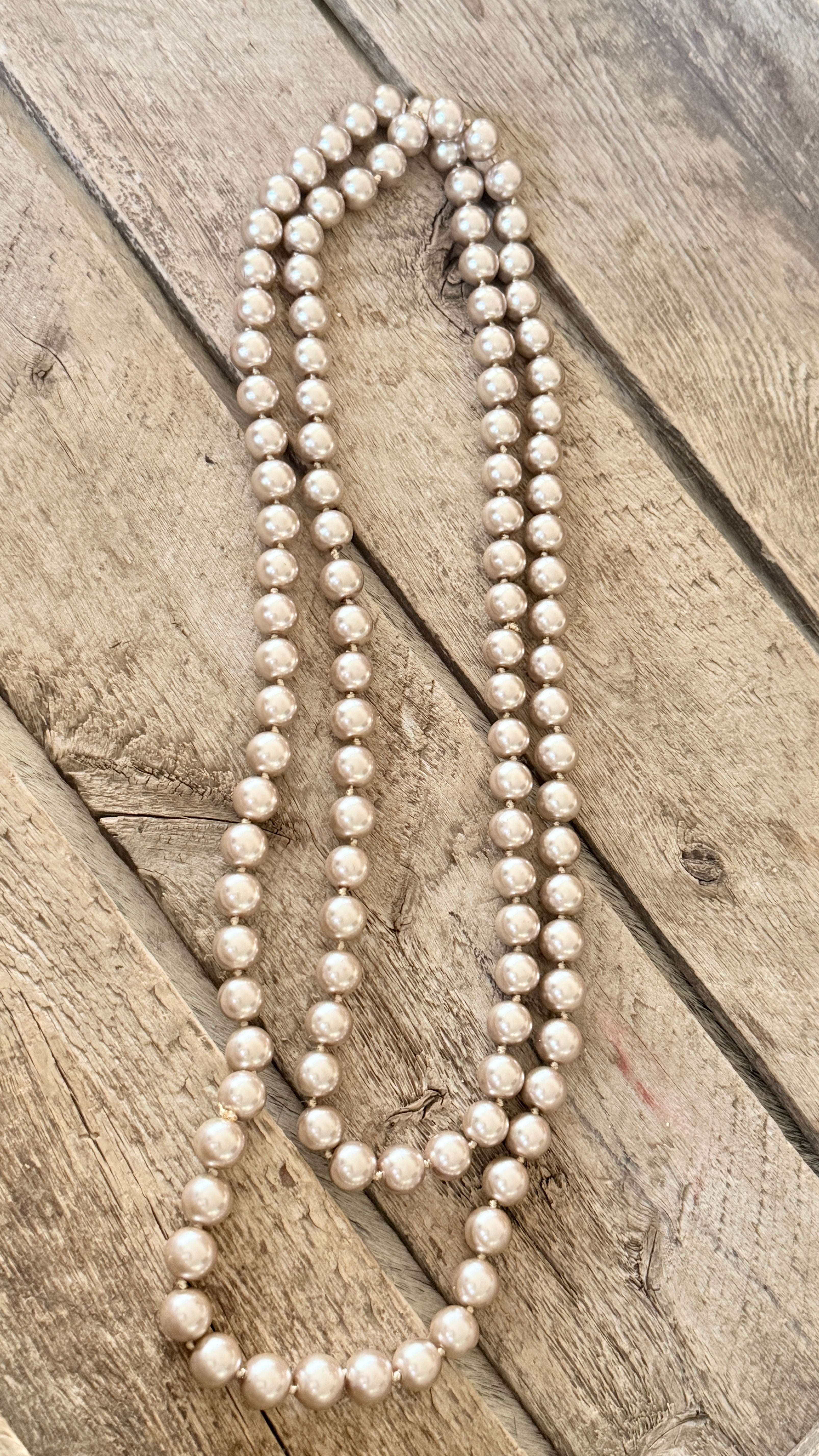 God Made Girls- Large Pearl Necklace