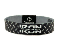 Load image into Gallery viewer, Iron Sharpens Iron / Proverbs 27:17 Wristband
