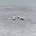 Ball Flat Back Stud Earrings