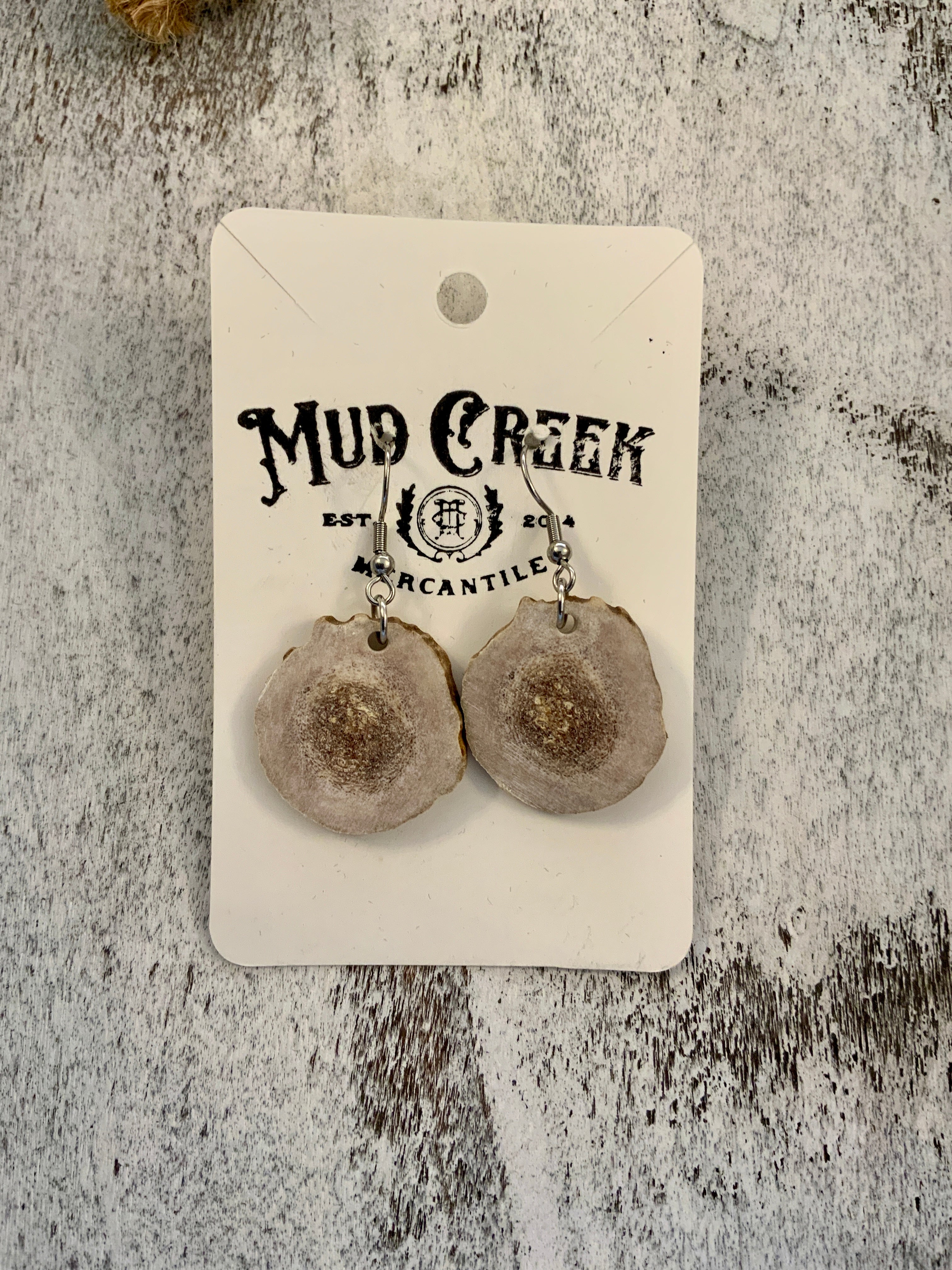 Antler Slice Earrings